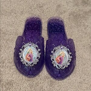 Purple Glitter Princess Heels